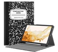 FINTIE Étui pour Samsung Galaxy Tab S8 Plus 2022/S7 FE 2021/S7 Plus 2020 12,5" avec Porte-Stylo S, étui Portefeuille à Angles Multiples avec Poche Mise en Veille/réveil Automatique, Livre de