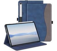 FINTIE Étui pour Samsung Galaxy Tab S9 FE 10,9"/Galaxy Tab S9 11" 2023, Coque de Protection Multi-Angle avec Poche, Mise en Veille/réveil Automatique, Indigo Denim