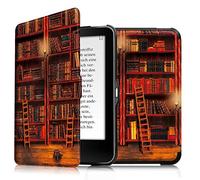 FINTIE Étui pour Tolino Vision 4/3/2/1 HD & Tolino Shine 2 HD - Housse Fine et Légère Coque avec Veille/Réveil Automatique, Bibliothèque