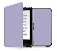 FINTIE Étui pour Tolino Vision 4/3/2/1 HD & Tolino Shine 2 HD - Housse Fine et Légère Coque avec Veille/Réveil Automatique, Lilas