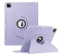 FINTIE Étui Rotatif Compatible avec iPad Pro 12,9" (2022/2021/2020/2018, 6e/5e/4e/3e génération) - Coque de Protection pivotante à 360 degrés avec Porte-Crayon, Mise en Veille/réveil Automatique,