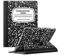 Fintie Étui rotatif pour iPad 9{^>e<^} génération (2021) / 8{^>e<^} génération (2020) / 7{^>e<^} génération (2019) 10,2 pouces - Support rotatif à 360 degrés avec porte-crayon, réveil automatique,