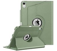 Fintie Étui Rotatif pour iPad (A16) 11e génération 11" (2025), iPad 10e génération 10,9" (2022) - avec Porte-Crayon intégré, Support de Protection Rotatif à 360 degrés, Vert Sauge