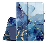 Fintie Folio Case for iPad 9th / 8th / 7th Generation (2021/2020/2019) 10.2 inch - [Corner Protection] Premium Vegan Leather Stand Back Cover w/Pencil Holder, Auto Sleep/Wake, Ocean Marble