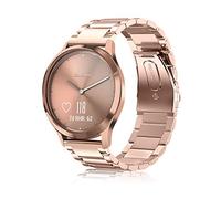 Fintie for Garmin Vivoactive 3 Band, 20 mm en Acier Inoxydable, Bracelet de Rechange pour Garmin Vivoactive 3/Vivomove HR/Forerunner 645 Music Smartwatch (Or Rose)