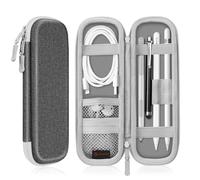 FINTIE Housse Compatible avec Apple Pencil Pro/Pencil (USB-C)/Pencil (2e/1re Génération) - Housse de Protection Sacoche de Stylet pour S Pen/Surface Pen, Gris