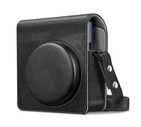 FINTIE Housse Compatible avec Fujifilm Instax Mini 41, Sac de Caméra Caméra Pochette avec Bandoulière Amovible, Noir