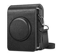 FINTIE Housse Compatible avec Fujifilm Mini Evo Appareil Photo Instantané - Sac de Caméra Voyage Caméra Cover Case Sac avec Bandoulière Amovible, Noir
