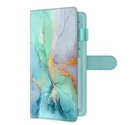 Fintie - Housse de registre de chéquier pour chèques personnels, capacité standard avec blocage RFID, doubles chèques avec porte-stylo, emplacements pour cartes, 7 x 3.8 inches