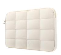 FINTIE Housse Ordinateur 13"-14" Compatible avec MacBook Air 13.6", Beige | Pochette Ordinateur Portable 13 - 14 Pouces, Protection Intégrale, Étui Imperméable, Sacoche Légère Mince