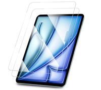 FINTIE Lot de 2 Verre Trempé pour iPad Air 11 Pouces M3 (2025) / M2 (2024), Film de Protection Écran HD Clair Transparent, Haute Définition, Dureté 9H, Anti-rayures