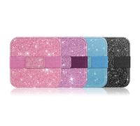 Fintie Lot de 4 lingettes de nettoyage pour écran, chiffon doux avec sangle élastique pour iPad, iPhone, MacBook, tablettes, ordinateurs portables (couleurs pailletées)