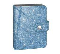 FINTIE Mini Album Photos pour Photo 2.28 x 3.43 Pouces (5.8 x 8.7 cm), 52 Photo, Album Photo pour Fujifilm Instax Mini Se/12/11/40/99/7+/LiPlay, Polaroid Hi-Print etc, Coeurs Pluie