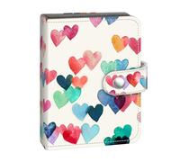 FINTIE Mini Album Photos pour Photo 2.28 x 3.43 Pouces (5.8 x 8.7 cm), 52 Photo, Album Photo pour Fujifilm Instax Mini Se/12/11/40/99/7+/LiPlay, Polaroid Hi-Print etc, Coeurs Pluie