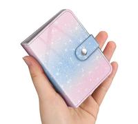 FINTIE Mini Album Photos pour Photo 2 x 3 Pouces (5.4 x 8.6 cm), 52 Photo, Album Photo pour Fujifilm Instax Mini Se/12/11/40/99/7+/LiPlay, Polaroid Hi-Print etc, Coeurs Pluie