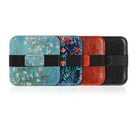 FINTIE Nettoyeur d'Écran Pads pour PC/Téléphone Portable/Tablette, Nettoyant Portable avec Sangle Élastique pour iPad, iPhone, MacBook, Switch, Appareil Photo, Écrans de Télévision, 4-Pièces