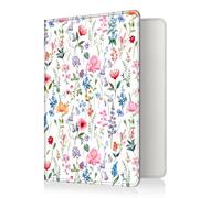 FINTIE Porte-Passeport Housse - Voyage Protecteur Portefeuille Pochette Etui de Protection pour Passeport, Carte d'embarquement, Carte d'identit, Fleur de Rêve