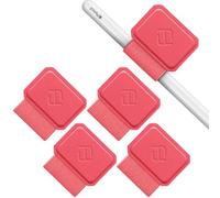 FINTIE Porte-Stylo Compatible avec Apple Pencil Pro/Pencil (USB-C)/Pencil (2e/1re Génération) - [4 Pièces] Pen Loop avec Ruban Adhésif Attaché aux Etuis Carnets Boucle de Stylo, Pastèque