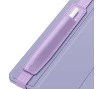 FINTIE Porte-Stylet Détachable Compatible avec Apple Pencil Pro/USB-C et Pencil (2e/1re Génération), Étui avec Sangle Élastique, Housse Stylet pour Coque d'iPad/Tablette, Lilas