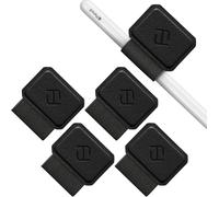 FINTIE Porte-Stylo Compatible avec Apple Pencil Pro/Pencil (USB-C)/Pencil (2e/1re Génération) - [4 Pièces] Pen Loop avec Ruban Adhésif Attaché aux Etuis Carnets Boucle de Stylo, Fleur Hibiscus