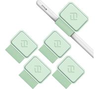 FINTIE Porte-Stylo Compatible avec Apple Pencil Pro/Pencil (USB-C)/Pencil (2e/1re Génération) - [4 Pièces] Pen Loop avec Ruban Adhésif Attaché aux Etuis Carnets Boucle de Stylo, Fleur Hibiscus