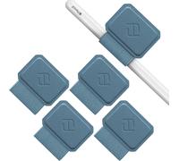 FINTIE Porte-Stylo Compatible avec Apple Pencil Pro/Pencil (USB-C)/Pencil (2e/1re Génération) - [4 Pièces] Pen Loop avec Ruban Adhésif Attaché aux Etuis Carnets Boucle de Stylo, Fleur Hibiscus