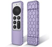 Fintie Protection Telecommande Apple TV 4K Siri Remote 3e Génération (2022) et 2e Génération (2021), Coque en Silicone Légère Antidérapante Résistante aux Chocs