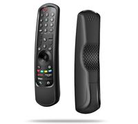 Fintie Protection Télécommande pour LG MR24GN/MR24GA/MR23GN/MR23GA/MR22GN/MR22GA /AN-MR21GA, Coque en Silicone pour Télécommande LG Smart TV 2021-2024 Series Remote Control, Noir