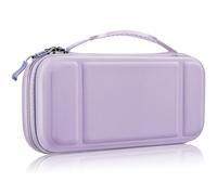 Fintie Sac de Transport Compatible avec Le modèle Nintendo Switch/Switch OLED - [Résistant aux Chocs] Étui de Rangement Rigide avec 10 Porte-Cartes de Jeu, Sac de Voyage pour Console et Accessoires,