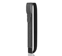 FINTIE Trousse à Crayons Compatible avec Remarkable 2, Pochette à Stylet en Cuir PU, Housse élastique Portable pour Stylo Remarkable 2/BOOX/Scribe, Gris