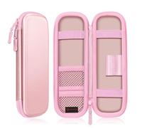 FINTIE Trousse École Rigide en EVA, Trousse à Crayon Résistante aux Chocs et Imperméable avec Compartiments pour Stylo et Accessoires, Or Rose