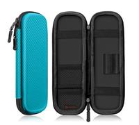 FINTIE Trousse École Rigide en EVA, Trousse à Crayon Résistante aux Chocs et Imperméable avec Compartiments pour Stylo et Accessoires, Turquoise