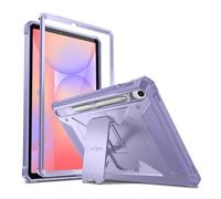 Fintie Tuatara Coque Antichoc pour Samsung Galaxy Tab S10 Lite/S10 FE/S9 FE 5G 10,9"/Tab S9 11", Coque Hybride Robuste avec béquille et Protection d'écran intégrée, Violet