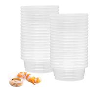 FinYii Lot de 100 gobelets de rechange pour gecko à crête de 14,2 g