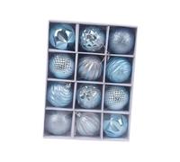 Fiocias 12 Boules de Noël Décoratives pour Sapin de Noël, pour Les Fêtes D'année et Le Nouvel An.