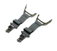 Fiocias 2 Pièces Sangles pour Lunettes Locust Sangles de Remplacement pour Rail de Casque Pièces Élastiques Adaptées à La Protection de L'Œil Jeux Stratégique, Gris, comme décrit