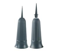 Fiocias 2 Pièces Vase de Cimetière Porte-Fleurs pour Tombeau Pot de Fleurs Décoratif en PP pour Convient pour Souvenir Jardin du Souvenir Déco, avec Pieu