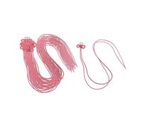 Fiocias 20 Pièces Amulets Knot Liens Japonais Omamori Ficelle Tressée Décoration Suspendue Symbole Adaptés pour Événement Décoration Intérieure Festiv, Rose
