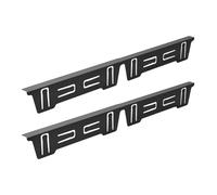 Fiocias Bande de Protection Anti-fuite En Acier Inoxydable pour Cuisinière, avec Ressort de Maintien Au Chaud, Idéale pour La Cuisine et Le Nettoyage, Noir