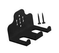 Fiocias Barbell Wall Holder Porte Barbell Mural Fixation Rangement Vertical Accessoire Métal Installation Facile pour Organisation Salle de Sport Adapté à Gym, 2 Emplacements