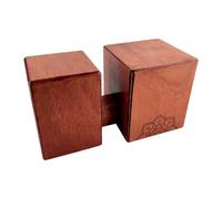 Fiocias Bongo Drum Set Portatif Percussion en Bois pour Enfants Adultes Débutants Professionnels avec Conception Démontable Idéal pour Musiciens Voyageurs