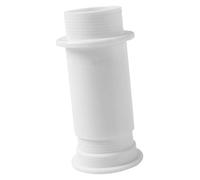 Fiocias Bouchon de Vidange Latéral de Coque, Sortie de Vidange Latérale pour Bateau, Raccord de Tuyauterie Marine, Connecteur de Coque, Matériau PP Robuste et, White L