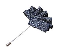 Fiocias Broche Boutonnière pour, Classique et Moderne, Ornée d'un Ruban Décoratif, Idéale pour Un Dîner, Une Réception, Une Réunion Ou, Style A