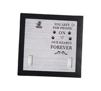 Fiocias Cadre Photo Animalier, Cadre Souvenir, Décoration de Table Commémorative, Cadeau en Cas de Deuil, Matériau Texturé, Idéal pour La Maison, Style B