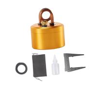 Fiocias Camping Burner Portable Compact Support Mini Métal Accessoires Cuisson Équipement Randonnée Adapté Pique-Nique Barbecue Extérieur Outdoor, Or