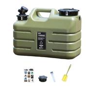 Fiocias Camping Récipient Boisson Distributeur Eau Bidon Réservoir Portable en PP Écologique avec Bouchon Hermétique pour Randonnée Adapté, 34x15x24cm 11L