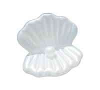 Fiocias Chaise Flottante Gonflable Hamac D'Eau Matelas Piscine Siège Air PVC Forme Coquillage avec Poignée Stable Adaptée pour Loisirs Aquatiques Piscine