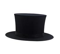 Fiocias Chapeau Magique Pliable Carte Accessoire Magicien Jouet Fonction Élastique Résistante Convient Aux Enfants Animation Spectacle, noir