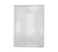 Fiocias Chatière pour Chien Flap de Porte Maison Animaux Souple à Fermeture Étanche avec Installation Simple et Convient Animaux Usage Intérieur, Translucide