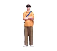 Fiocias Figurine Articulée à L'échelle 1/64 Représentant Une Des Lunettes de Soleil, En Résine. Élégante Miniature.